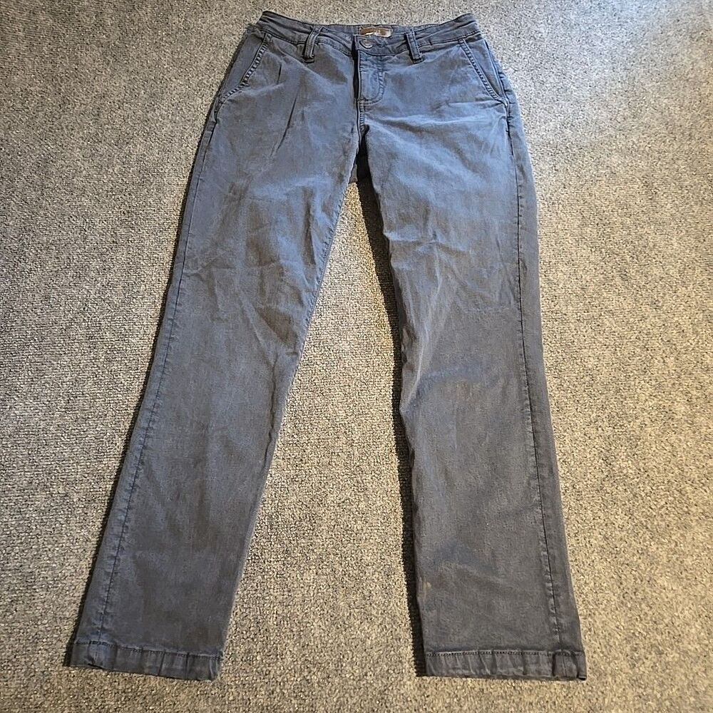 Kut From The Kloth Jeans Womens 4 Blue Catherine Ankle Straight Leg Mid Rise
